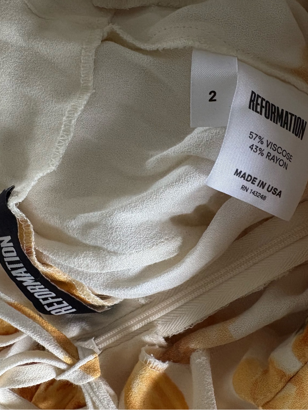REFORMATION cozumel wide leg jumpsuit - Picture 4 of 5